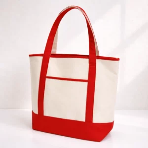 กระเป๋าผ้าแคนวาส Milan สีแดง