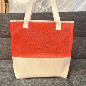 กระเป๋าผ้าเเคนวาส BS-020 สีส้มนีออน