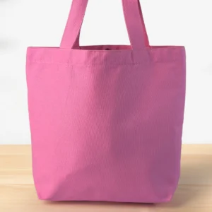 กระเป๋าผ้าเเคนวาส BS-001 สีชมพูซากุระ