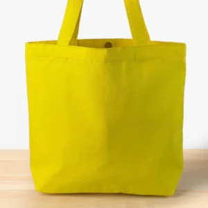 กระเป๋าผ้าเเคนวาส BS-001 สีเหลืองสด