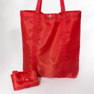 กระเป๋าผ้าพับได้ BS-204 สีแดง