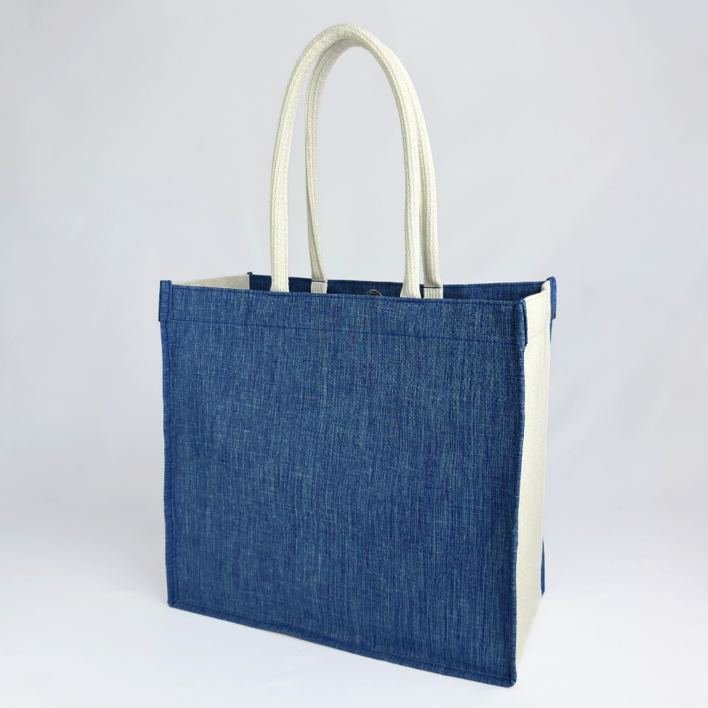 กระเป๋าผ้าเเคนวาส BS-021 สีฟ้า